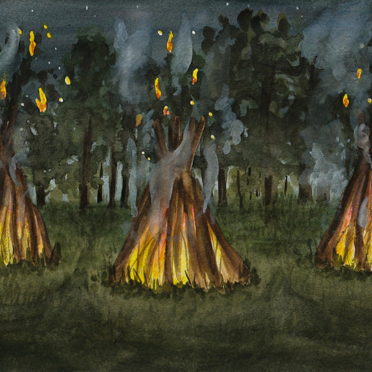 Three Fires Print